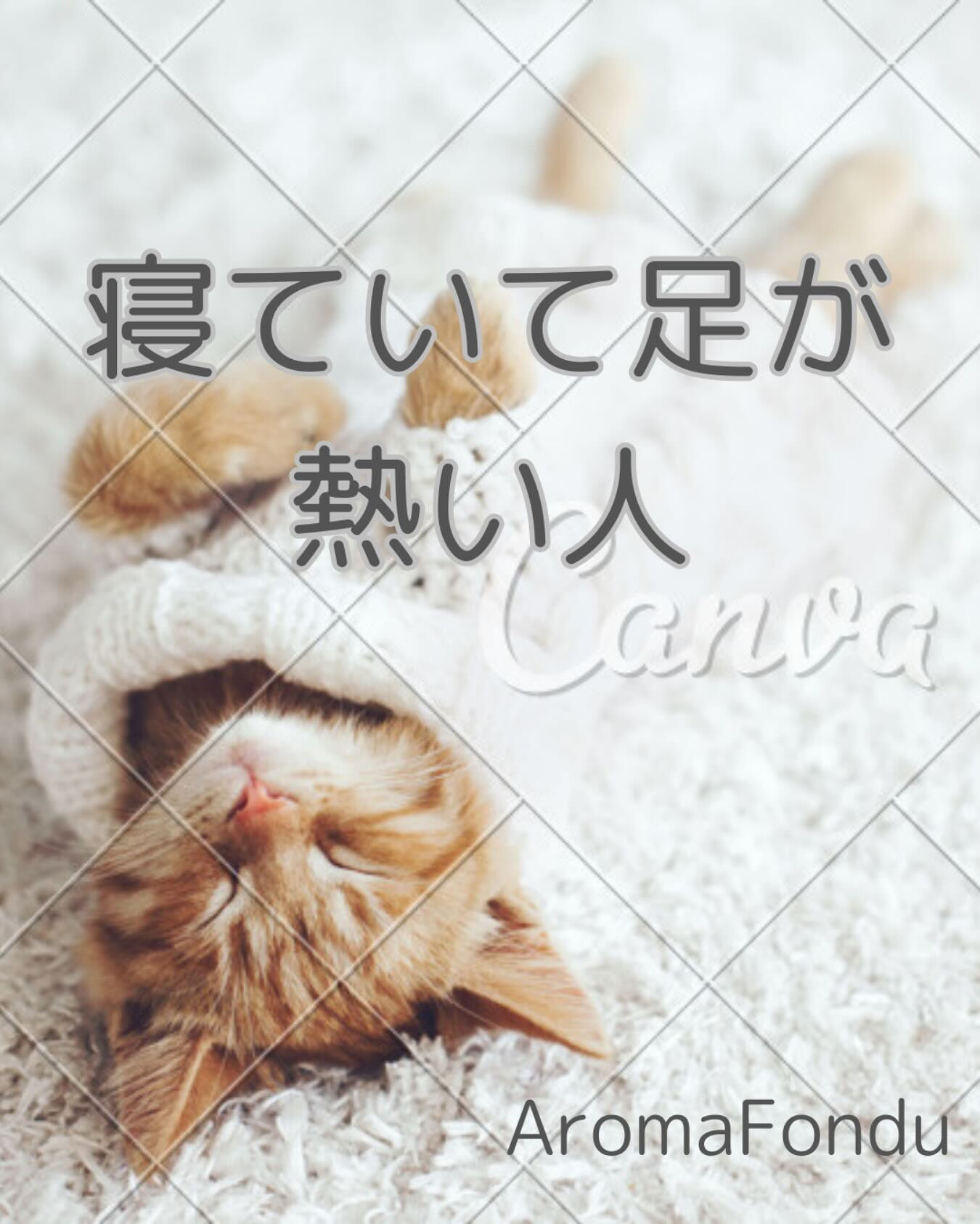 こんにちは🌸 AromaFonduです！